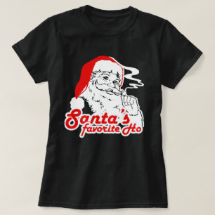 CAMISETA HO FAVORITO DE SANTA