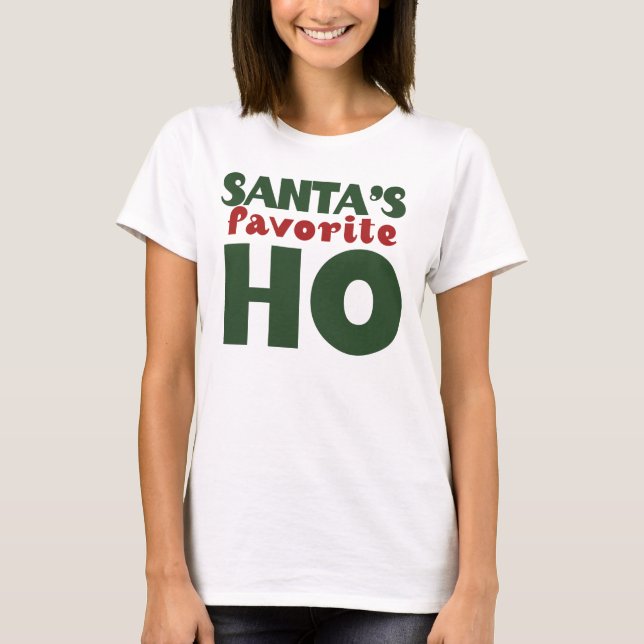 Camiseta HO favorito de Santas (Anverso)