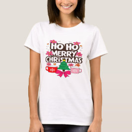 Camiseta Ho Ho Feliz Navidad – Vibraciones Navideñas Acoged