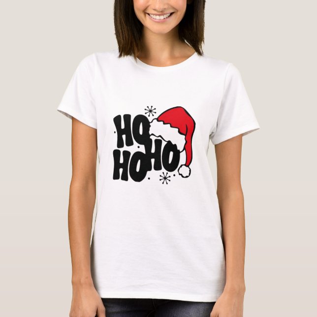 Camiseta "Ho Ho Ho" (Anverso)
