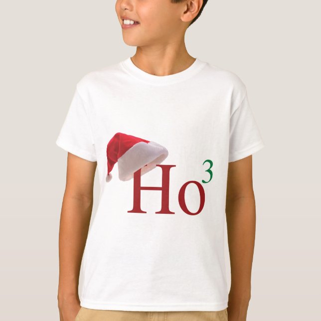 Camiseta Ho Ho Ho 3 navidad al 3ro poder diseña (Anverso)