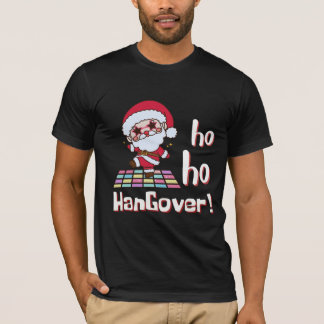 Camiseta Ho Ho Ho Hangover Navidades graciosos especiales m