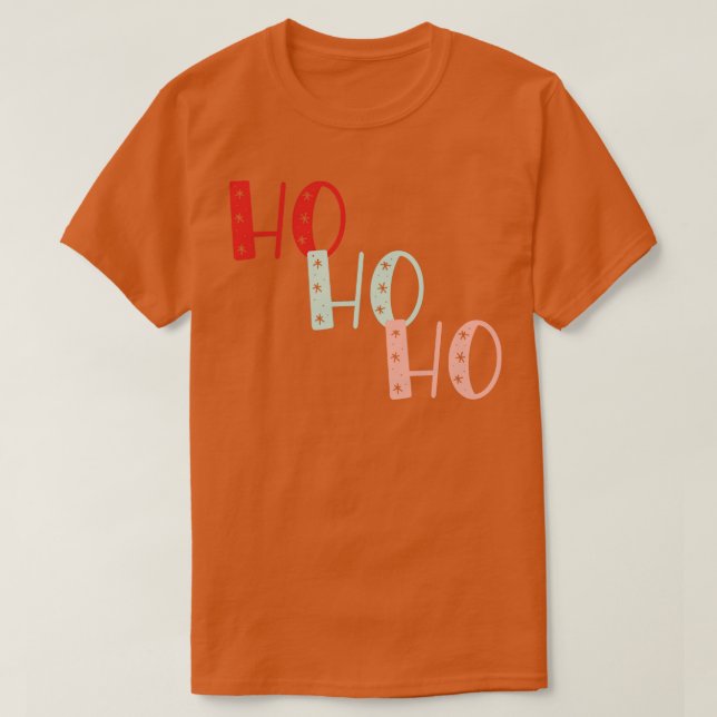 Camiseta Ho Ho Ho Ho (Diseño del anverso)