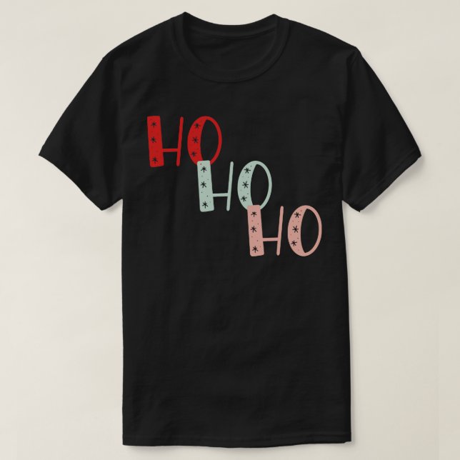 Camiseta Ho Ho Ho Ho (Diseño del anverso)