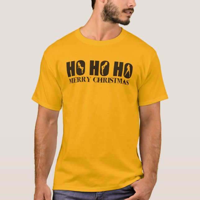 Camiseta Ho Ho Ho Ho Feliz Navidad (Anverso)