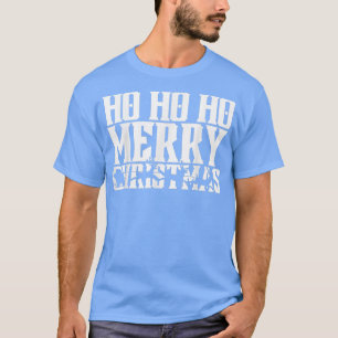 Camiseta Ho Ho Ho Ho Feliz Navidad A Santas Sleigh Y Voland