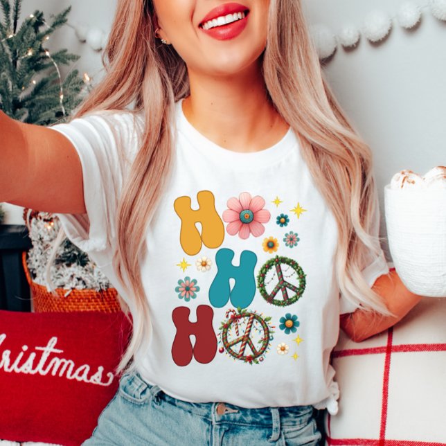 Camiseta Ho Ho Ho Ho Ho Groovy Navidades de T-Shirt (Subido por el creador)