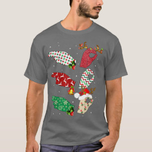 Camiseta Ho Ho Ho Ho Ho Ho ASL Rótulo Familia Pajamas