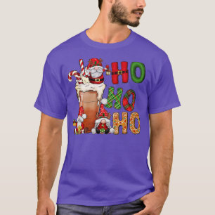 Camiseta Ho Ho Ho Ho Ho Latte Sweets Wines Gnomes Santa Chr