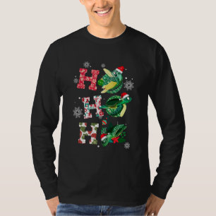 Camiseta Ho Ho Ho Ho Ho Santa Tortugas Decoración navideña