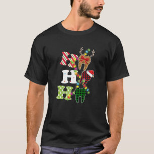 Camiseta Ho Ho Ho Ho Ho Teeth Santa Funny Navidades Dentist