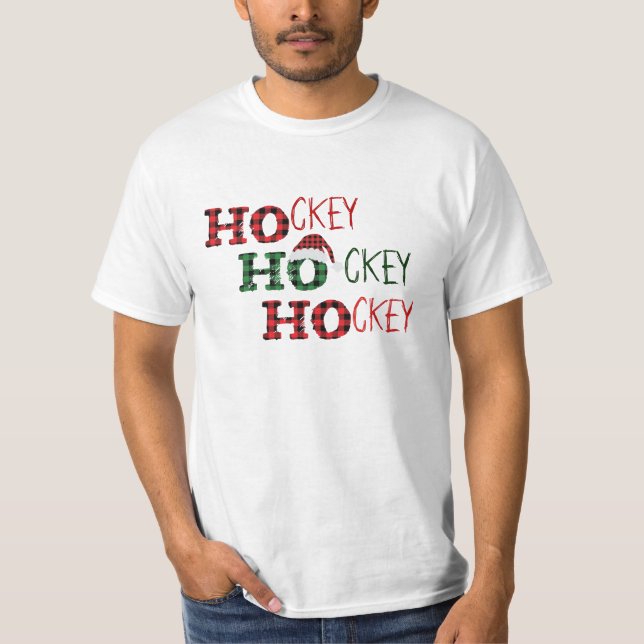 Camiseta Ho Ho Ho Ho - Hockey sobre hockey sobre hockey (Anverso)