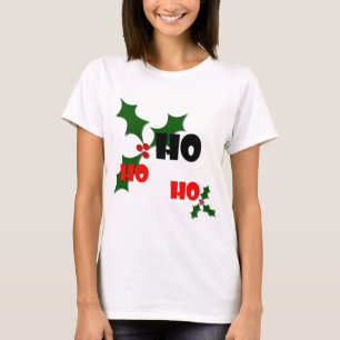 Camiseta Ho Ho Ho Ho Holly y Berries Shirt