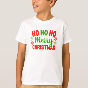 CAMISETA HO HO HO HO MERRY NAVIDAD
