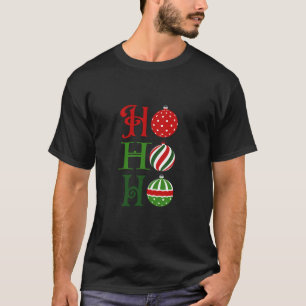 Camiseta Ho Ho Ho Ho Navidades de familia que coinciden par