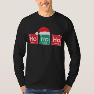 Camiseta Ho Ho Ho Ho   Navidades Tabla periódica Humor nerv