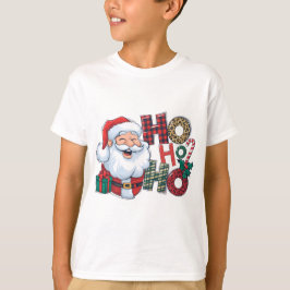 Camiseta Ho Ho Ho Ho Santa Navidades Diseño - Vacaciones fe