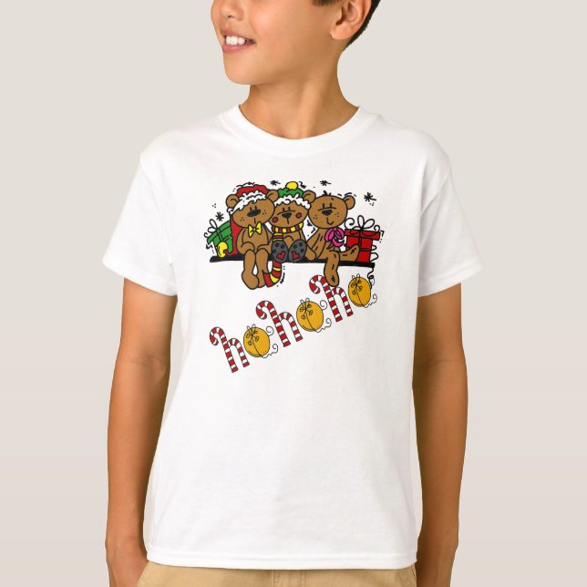 Camiseta Ho Ho Ho Ho Teddy Bears (Anverso)