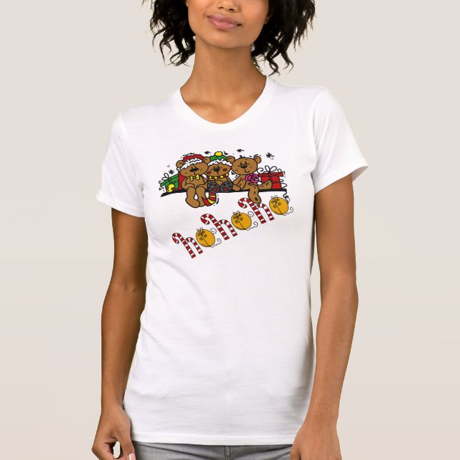 Camiseta Ho Ho Ho Ho Teddy Bears (Anverso)