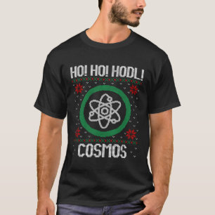 Camiseta Ho Ho Ho HODL Cosmos Fun Cosmos Cryptocurrency Gea