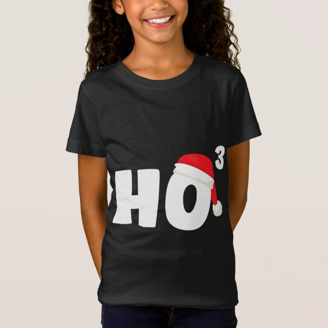Camiseta HO HO HO Navidades de la cama Xmas Divertido regal (Anverso)