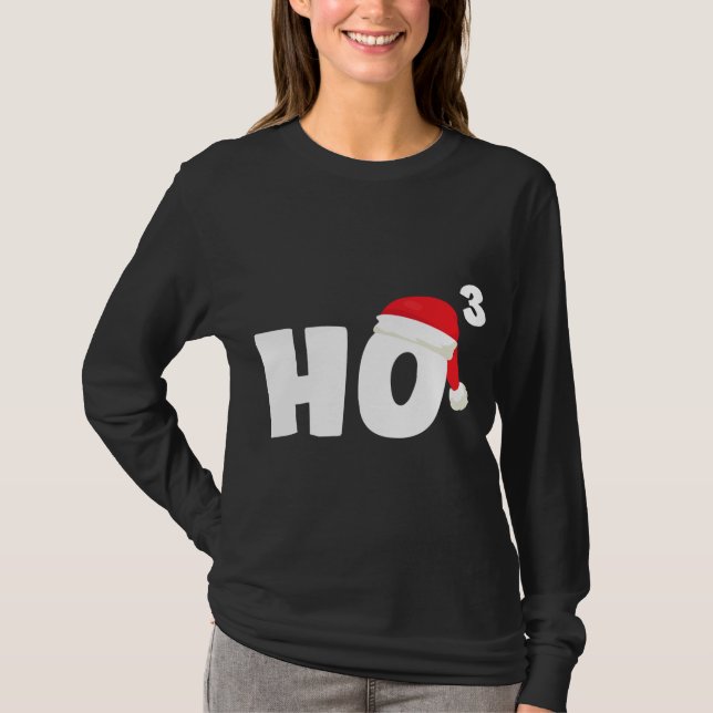 Camiseta HO HO HO Navidades de la cama Xmas Divertido regal (Anverso)