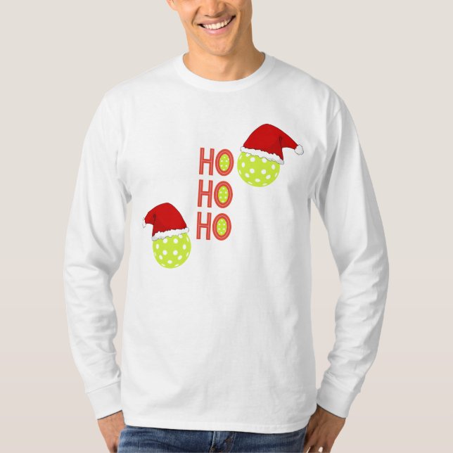 Camiseta HO HO HO Pickleball Shirt (Anverso)