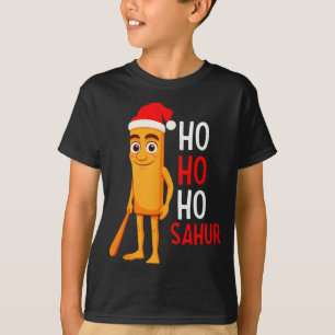 Camiseta Ho Ho Ho Sahur Brainrot Para Niños Chicos Gen Alph