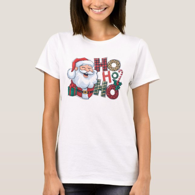 Camiseta Ho Ho Ho Santa (Anverso)