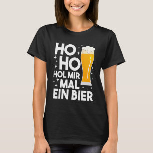 Camiseta Ho Ho Hol Mir Mal A Beer Navidades Beer Beer 1