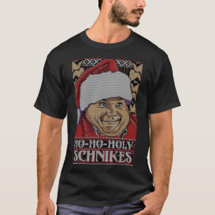 Camiseta Ho Ho Holy Schnikes navidades feos y idea de Meme 