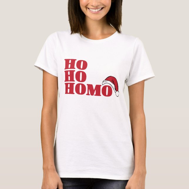 Camiseta Ho ho homo (Anverso)