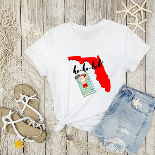 Camiseta ¡ho-ho-hot! Feliz Navidad en Florida