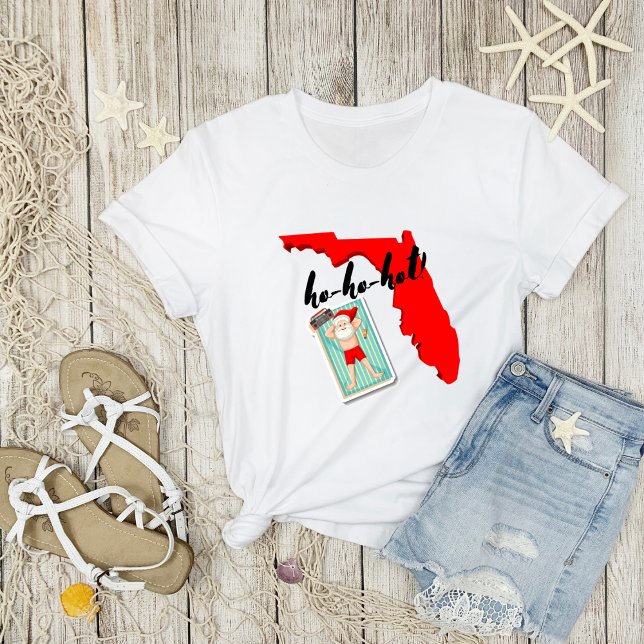 Camiseta ¡ho-ho-hot! Feliz Navidad en Florida (Subido por el creador)