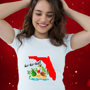 Camiseta ¡ho-ho-hot! Invierno de Navidades divertidos de Fl