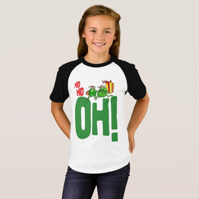 Camiseta Ho ho oh Navidad (Anverso completo)