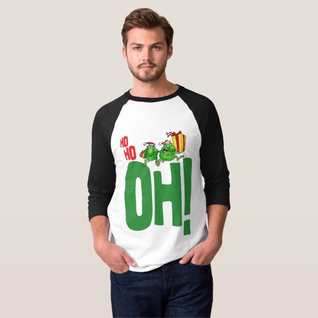 Camiseta Ho ho oh Navidad (Anverso completo)