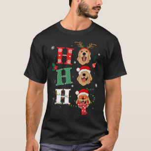 Camiseta Ho Ho Recupera Navidades De Noche Dorada