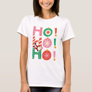 Camiseta Ho Ho Santa Navidades