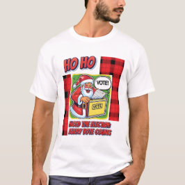 CAMISETA HO HO - SANTA VOTO