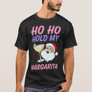 Camiseta Ho Ho Sostén Mi Margarita Navidad En Julio Santa V