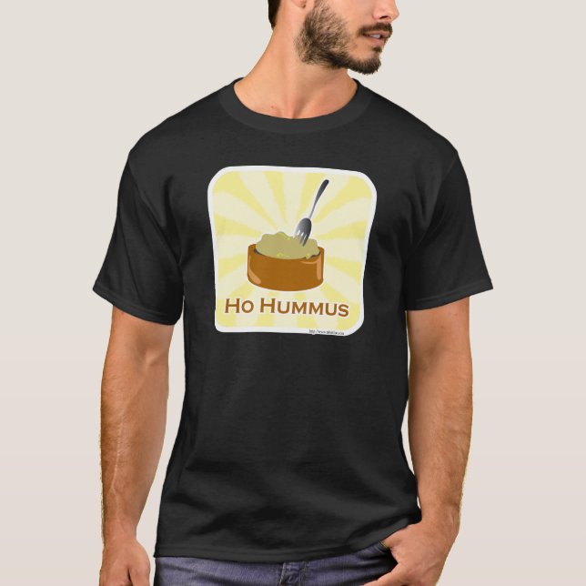 Camiseta Ho Hummus Snarky Food Humor Art (Anverso)