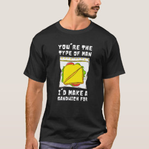 Camiseta Hoagie Sub Artist And Sandwich Maker - Tipo De Hom