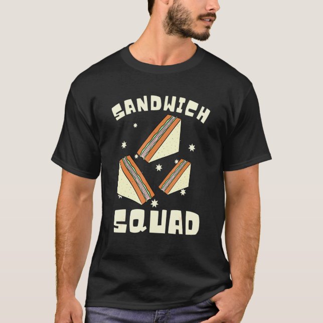 Camiseta Hoagie Sub Artista Y Sandwich Maker Sq (Anverso)