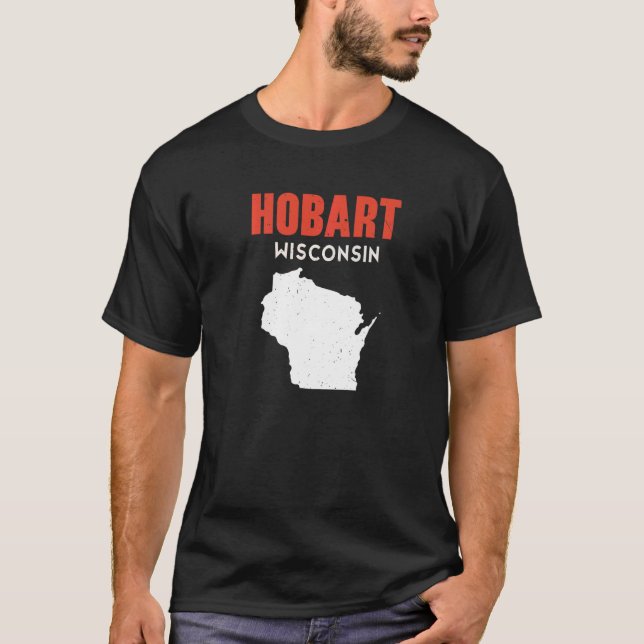 Camiseta Hobart Estados Unidos Estados Unidos Viajes Montan (Anverso)