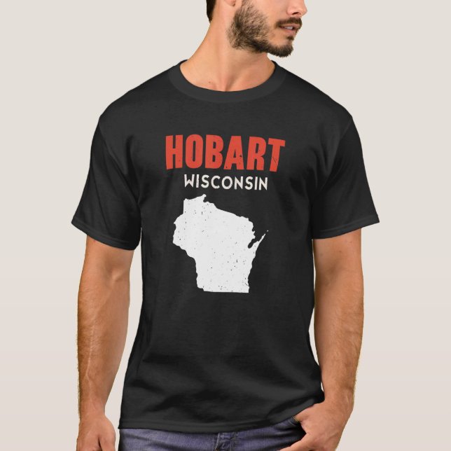 Camiseta Hobart Estados Unidos Estados Unidos Viajes Montan (Anverso)