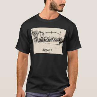 Camiseta Hobart Indiana Sobredimensionado