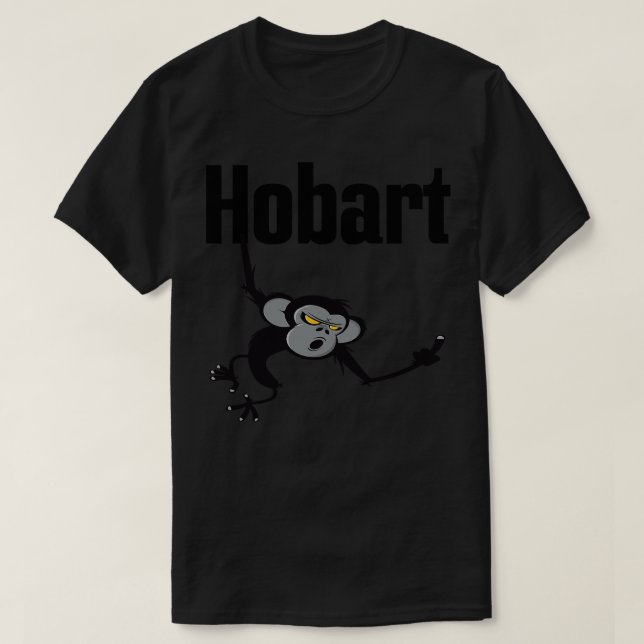 Camiseta Hobart Monkey You (Diseño del anverso)