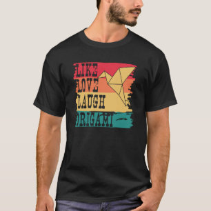 Camiseta Hobb de papel japonés del maestro del origami de l