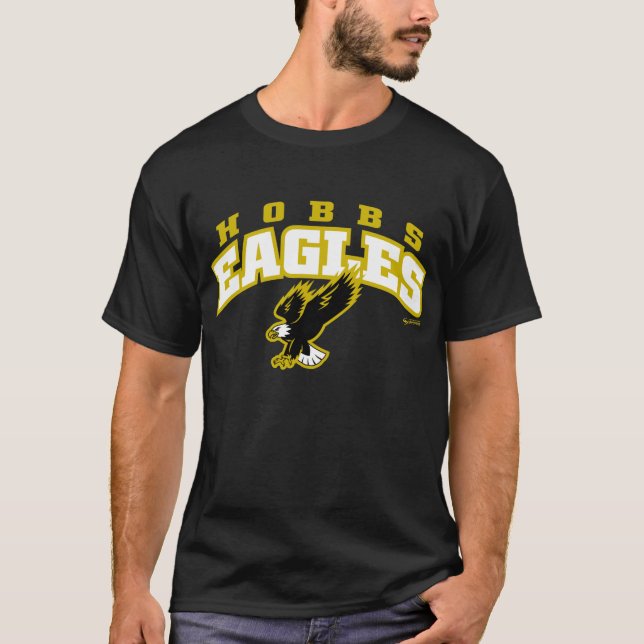 Camiseta Hobbs Eagles arqueado poniendo letras a la (Anverso)